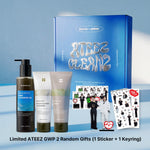 BRMUD × ATEEZ Cleanz Special Edition Mud Care Trio Korean Skincare Set – Deep Cleansing, Hydrating & Pore Care Limited Edition Box with ATEEZ GWP (Random Sticker & Keyring) - BRMUD US OfficialSkincareBRMUD US Official