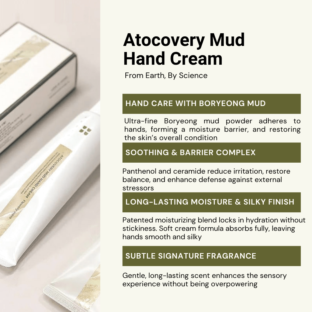 Atocovery Mud Hand Cream - BRMUD US OfficialBodycareBRMUD US Official
