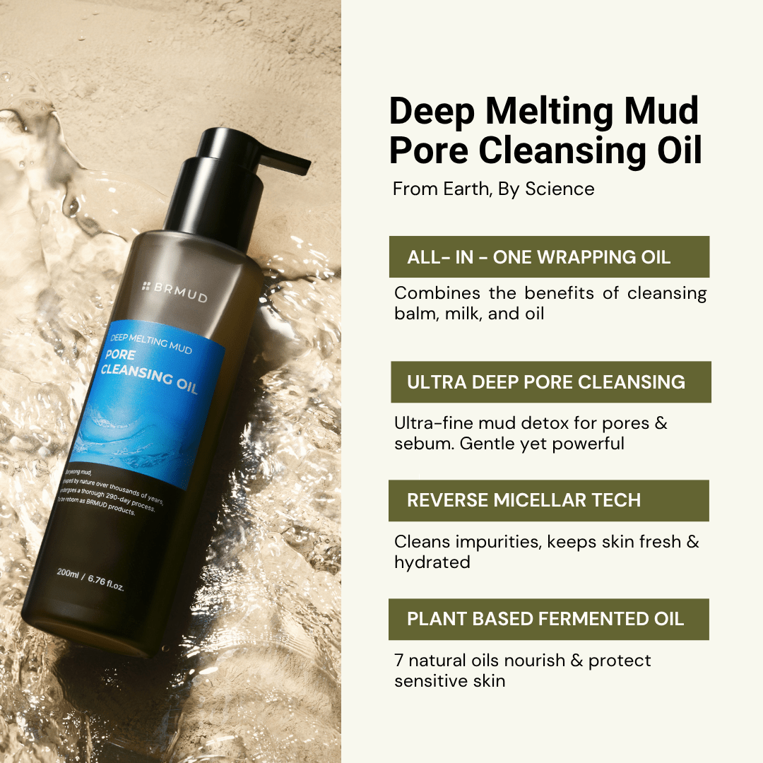 Deep Melting Mud Pore Cleansing Oil - BRMUD US OfficialSkincareBRMUD US Official