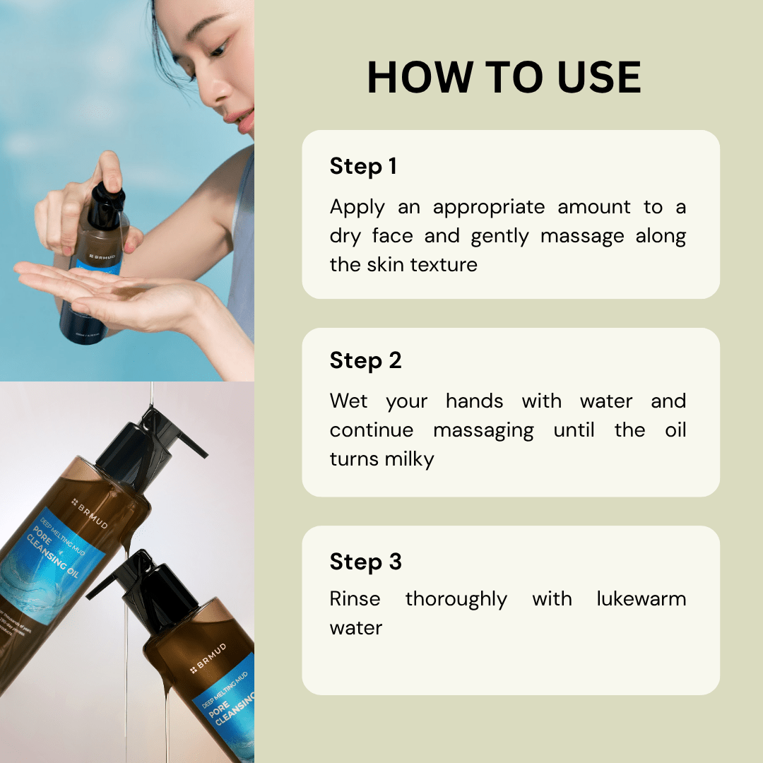 Deep Melting Mud Pore Cleansing Oil - BRMUD US OfficialSkincareBRMUD US Official