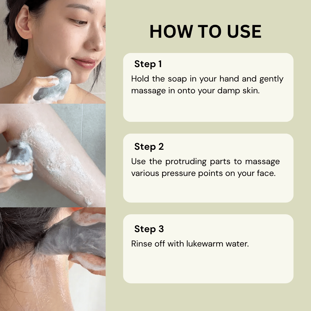 Relief Gua Sha Mud Bar Soap - BRMUD US OfficialSkincareBRMUD US Official