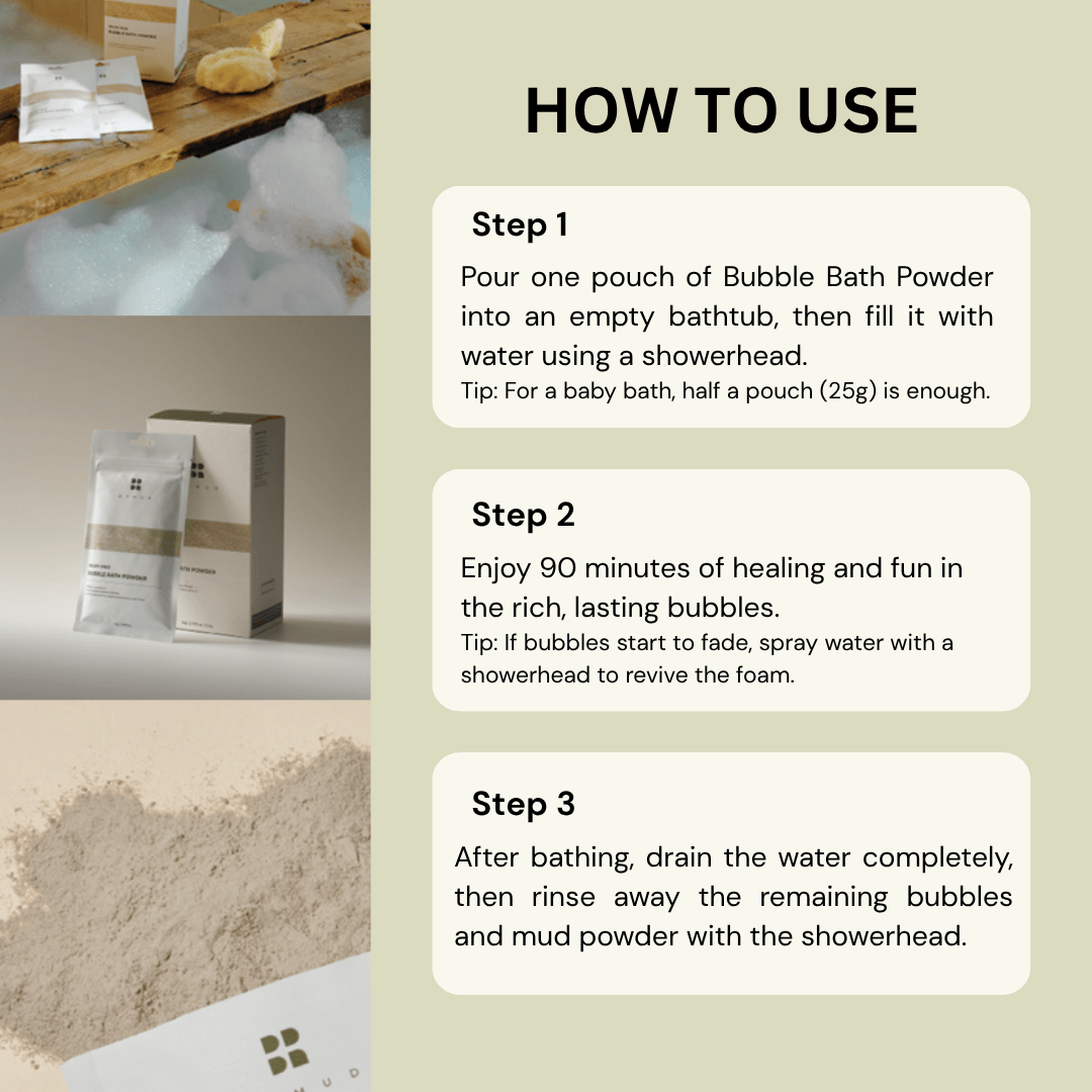 Relief Mud Bubble Bath Powder - BRMUD US OfficialBodycareBRMUD US Official