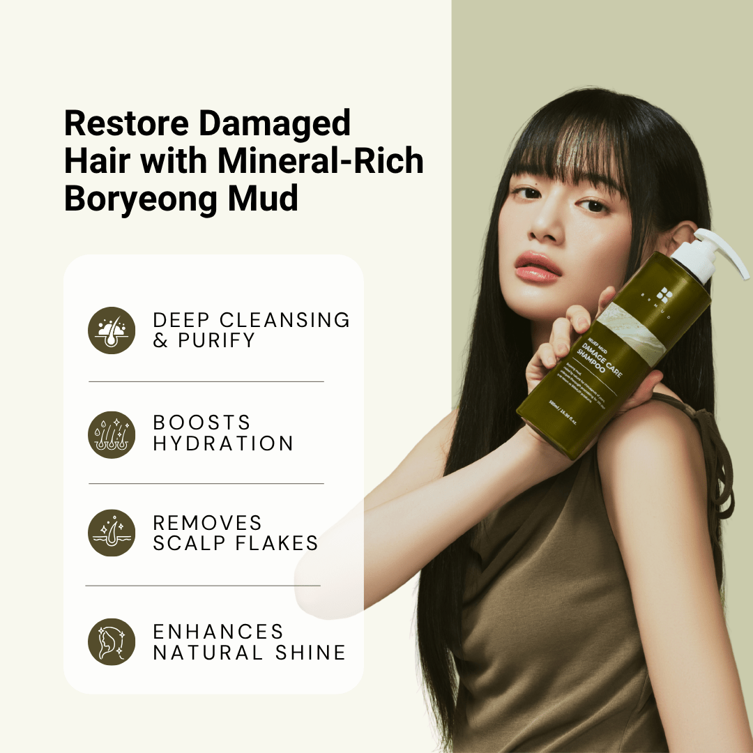 Relief Mud Damage Care Shampoo - BRMUD US OfficialHaircareBRMUD US Official