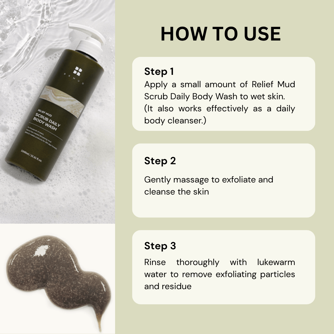 Relief Mud Scrub Daily Body Wash - BRMUD US OfficialBodycareBRMUD US Official